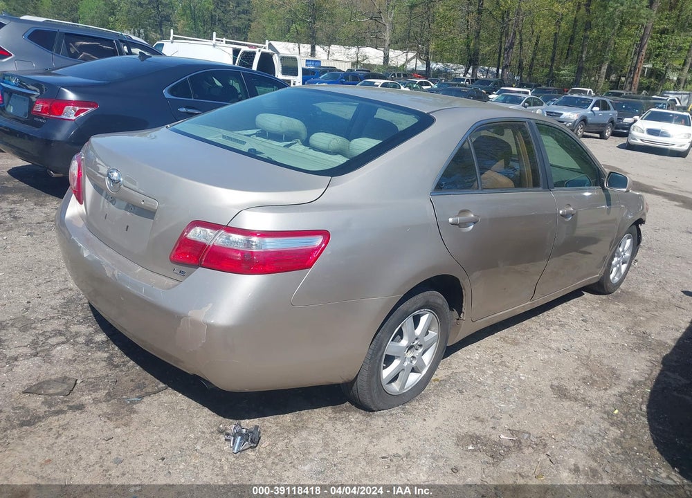 2008 TOYOTA CAMRY LE VIN: 4T1BE46K68U259246