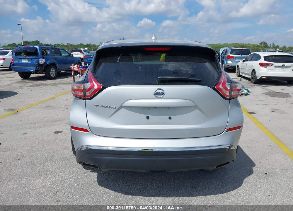 2018 NISSAN MURANO S VIN: 5N1AZ2MG3JN188610
