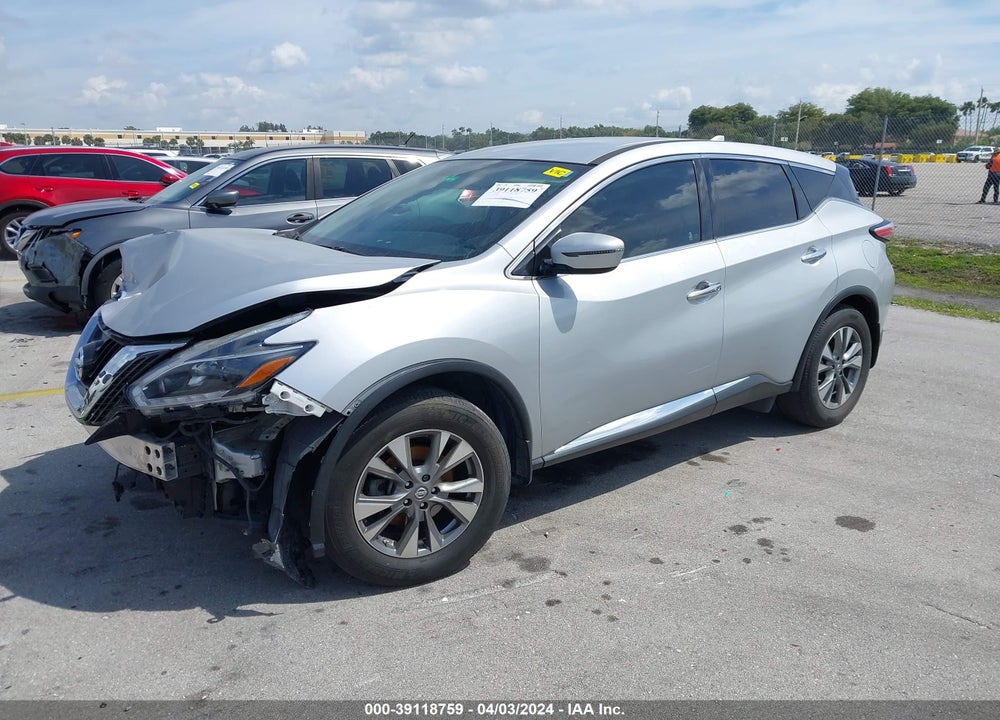 2018 NISSAN MURANO S VIN: 5N1AZ2MG3JN188610