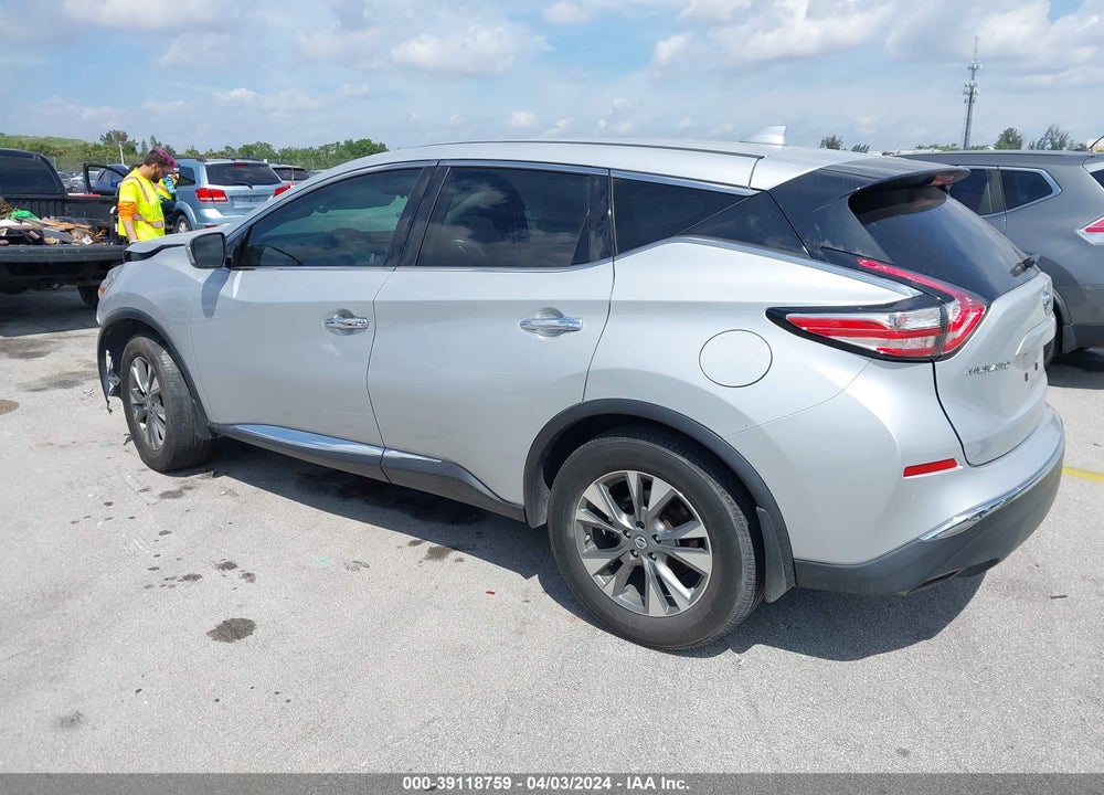 2018 NISSAN MURANO S VIN: 5N1AZ2MG3JN188610
