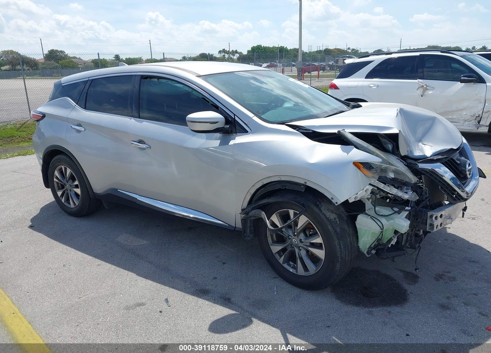 2018 NISSAN MURANO S VIN: 5N1AZ2MG3JN188610