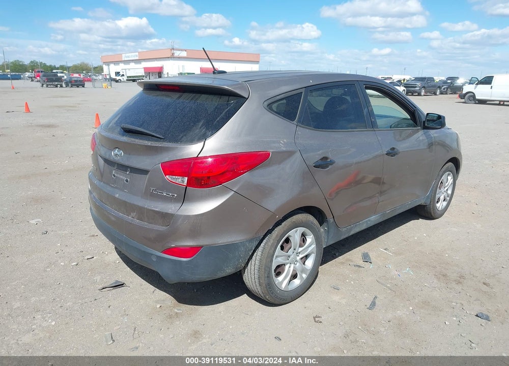 2013 HYUNDAI TUCSON GL VIN: KM8JT3AB4DU567710