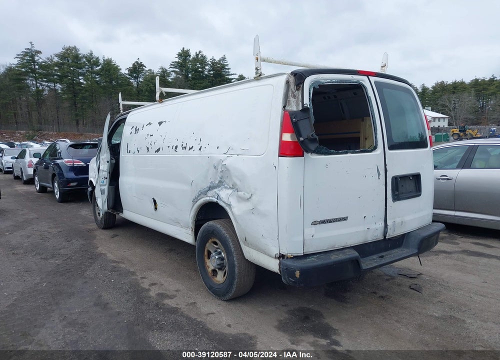 2011 CHEVROLET EXPRESS 2500 WORK VAN VIN: 1GCWGGCA5B1162660