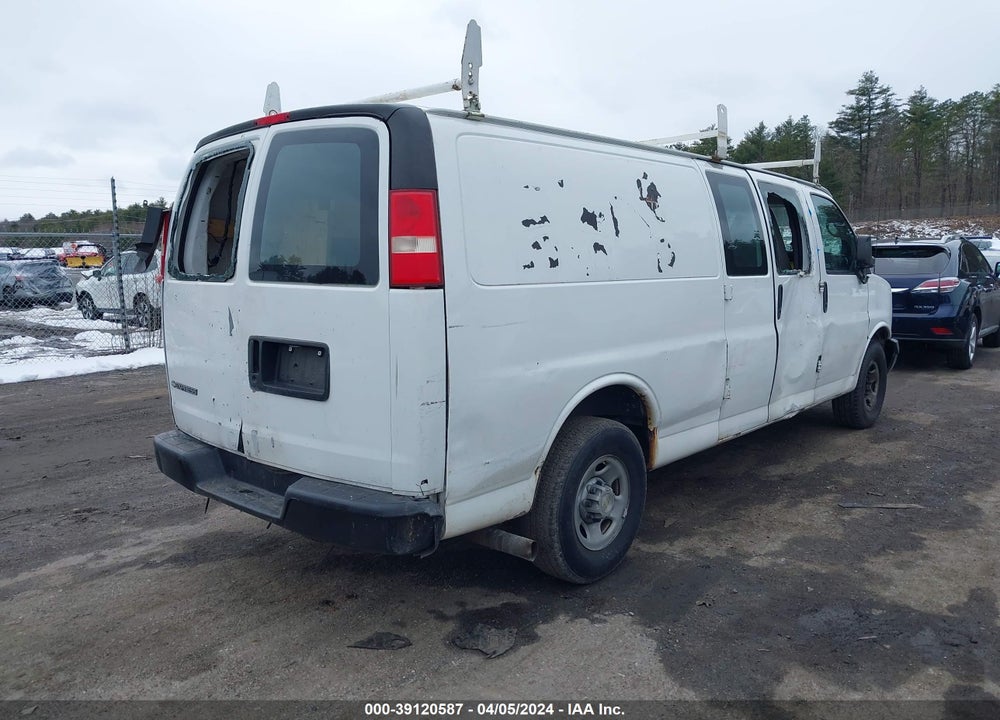2011 CHEVROLET EXPRESS 2500 WORK VAN VIN: 1GCWGGCA5B1162660