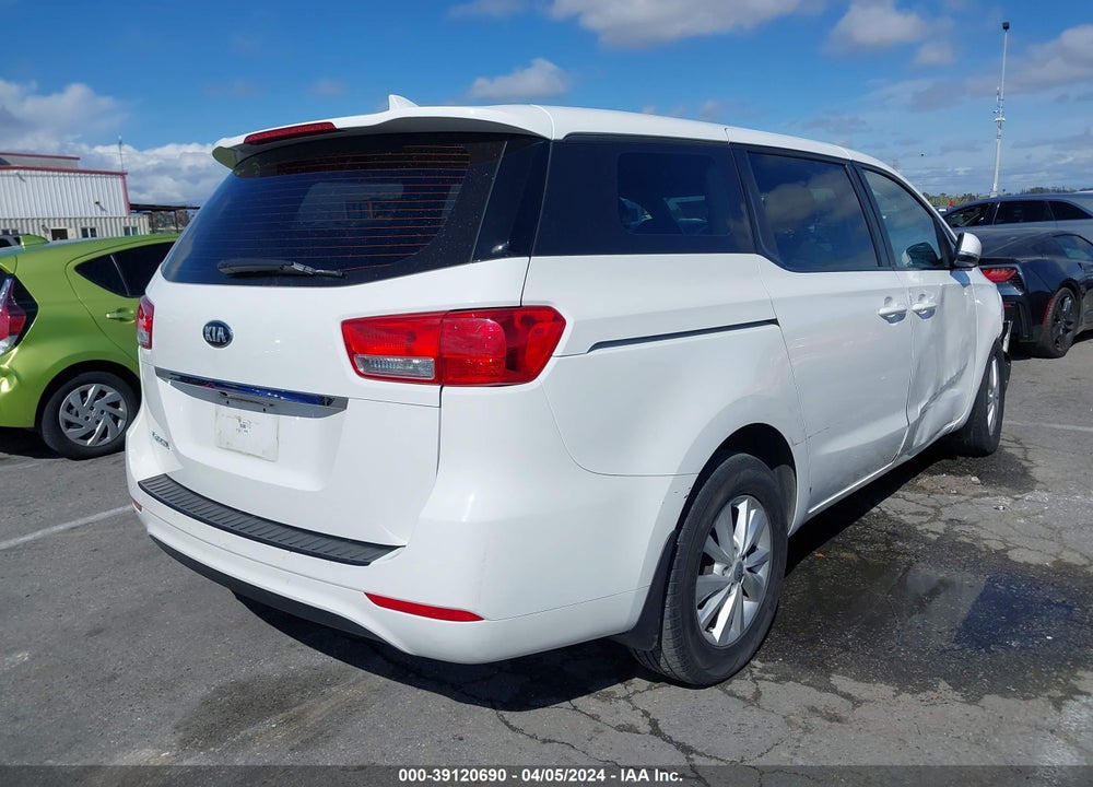 2018 KIA SEDONA L VIN: KNDMA5C12J6374320