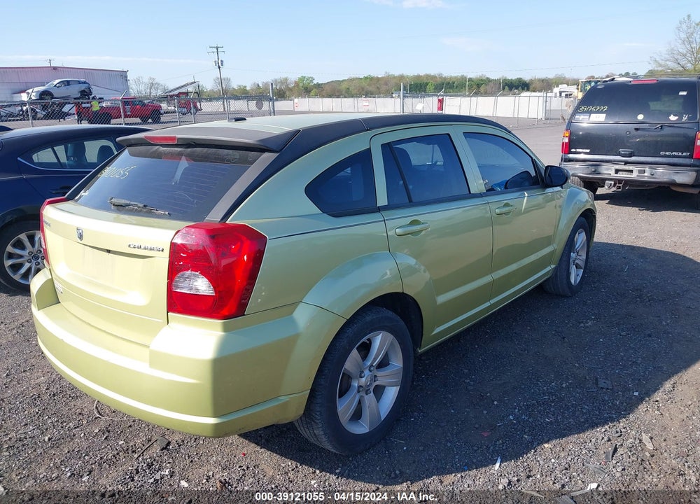 2010 DODGE CALIBER MAINSTREET VIN: 1B3CB3HA0AD569349
