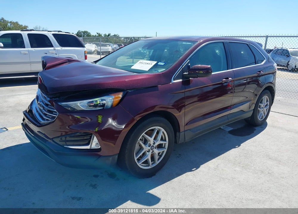 2021 FORD EDGE SEL VIN: 2FMPK3J9XMBA21588