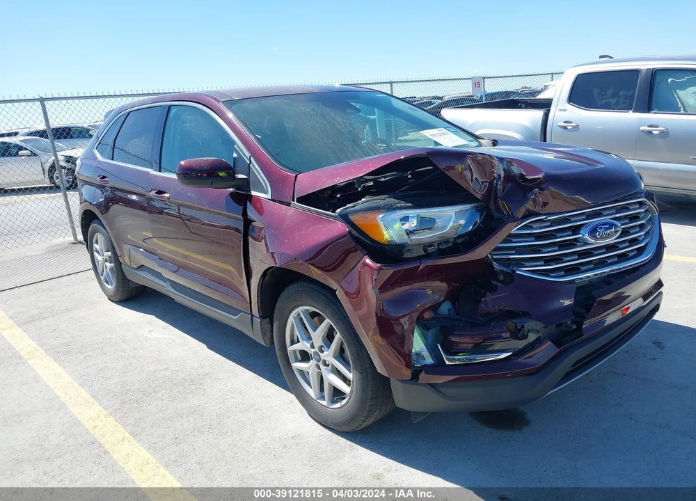 2021 FORD EDGE SEL VIN: 2FMPK3J9XMBA21588