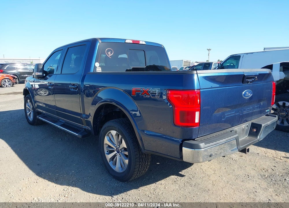 2018 FORD F-150 LARIAT VIN: 1FTEW1EG6JKE39693