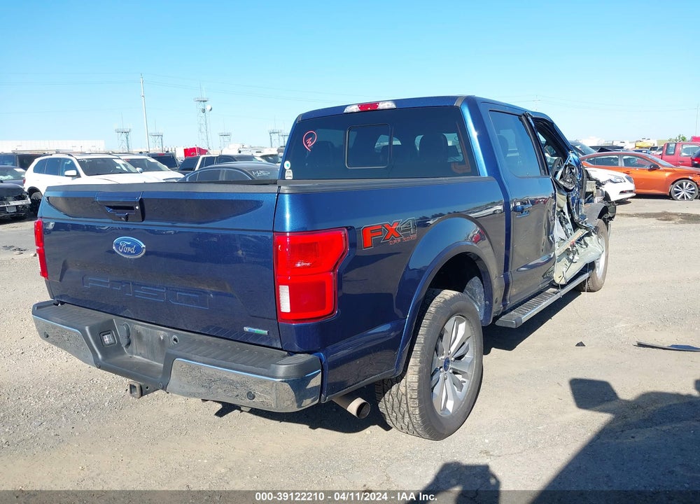 2018 FORD F-150 LARIAT VIN: 1FTEW1EG6JKE39693