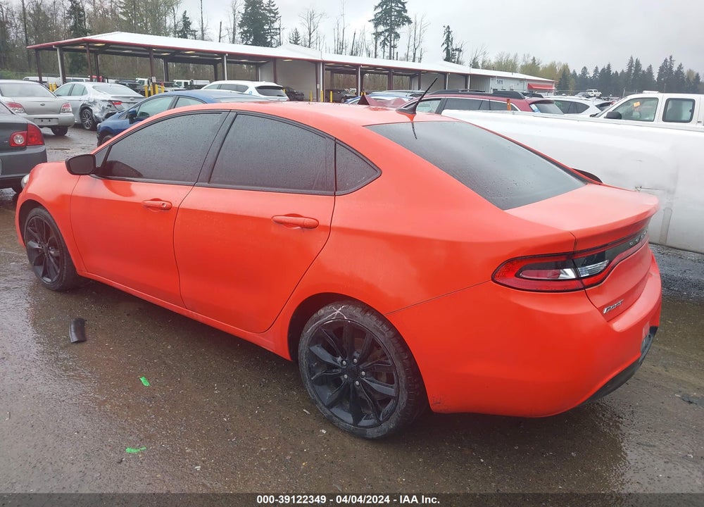 2016 DODGE DART SXT SPORT BLACKTOP VIN: 1C3CDFFA9GD796856