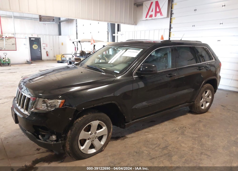 2012 JEEP GRAND CHEROKEE LAREDO VIN: 1C4RJFAG3CC183688