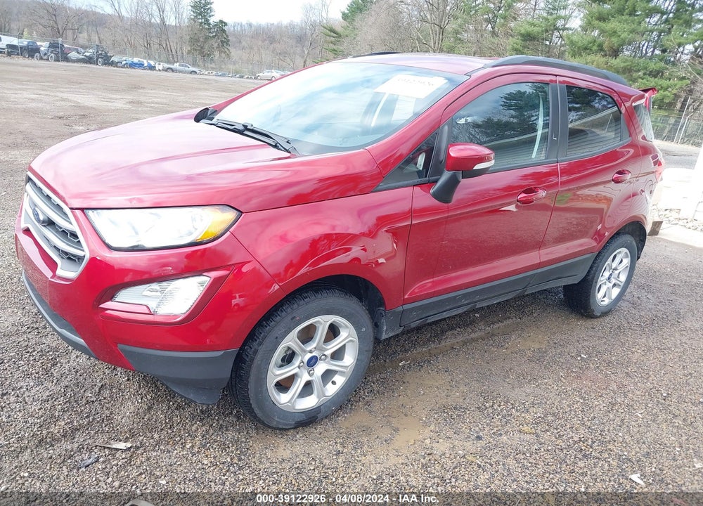 2022 FORD ECOSPORT SE VIN: MAJ6S3GL1NC458647
