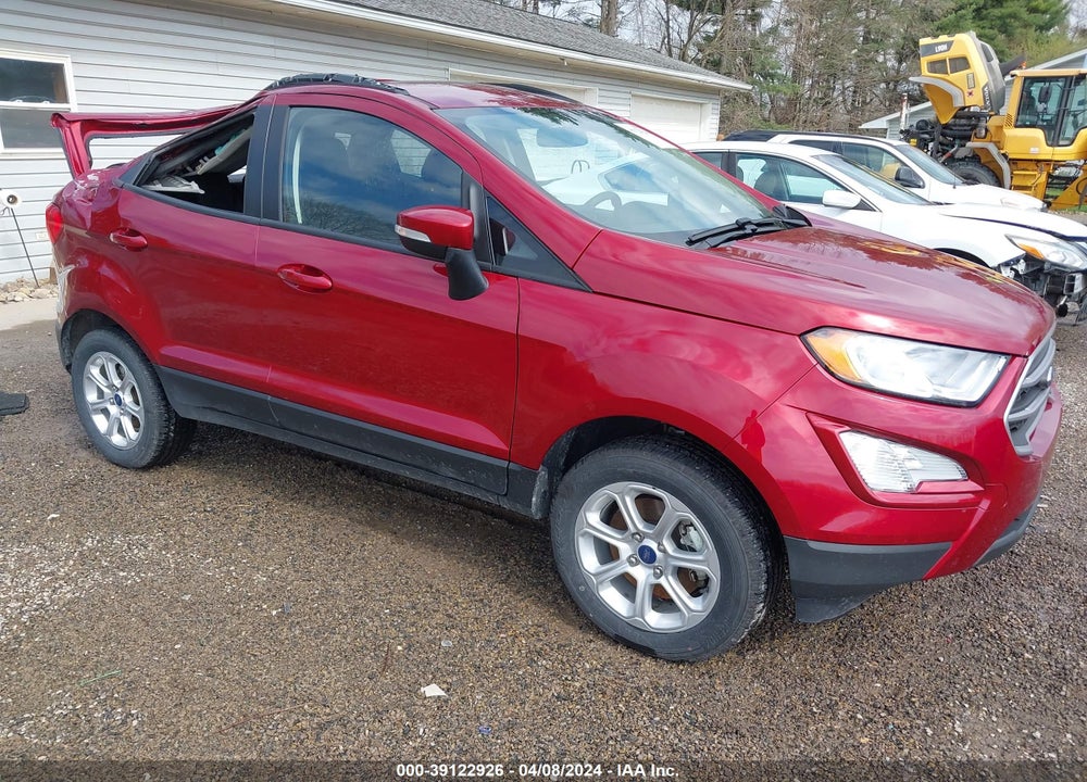 2022 FORD ECOSPORT SE VIN: MAJ6S3GL1NC458647