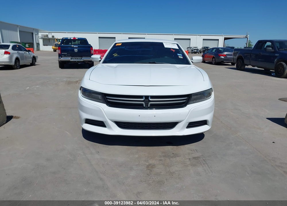 2015 DODGE CHARGER SE VIN: 2C3CDXBG4FH738395
