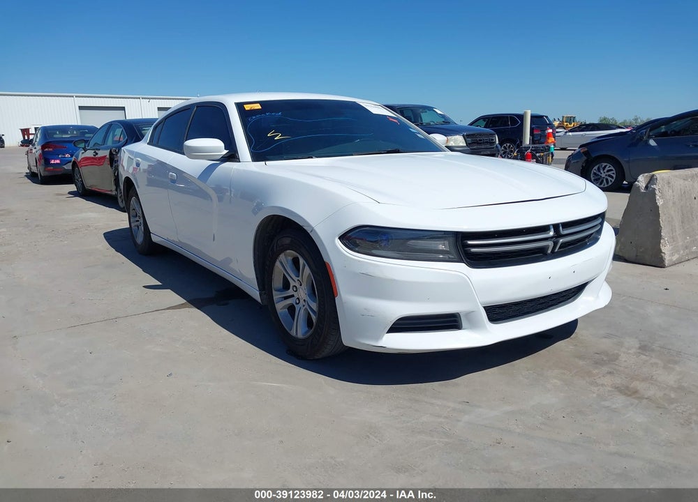 2015 DODGE CHARGER SE VIN: 2C3CDXBG4FH738395