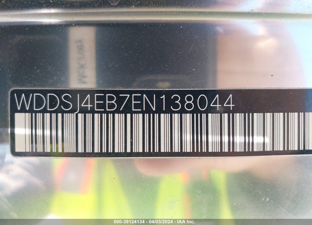 2014 MERCEDES-BENZ CLA 250 VIN: WDDSJ4EB7EN138044
