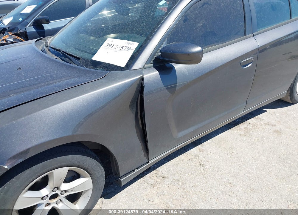 2013 DODGE CHARGER SE VIN: 2C3CDXBG0DH594616