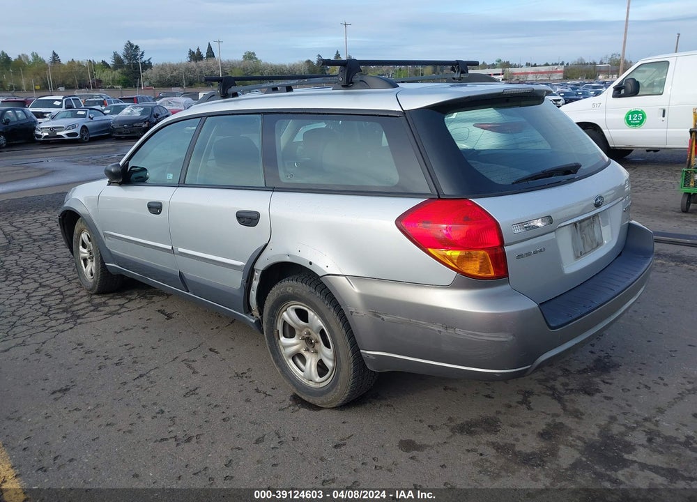 2007 SUBARU OUTBACK 2.5I BASIC VIN: 4S4BP61C177303317