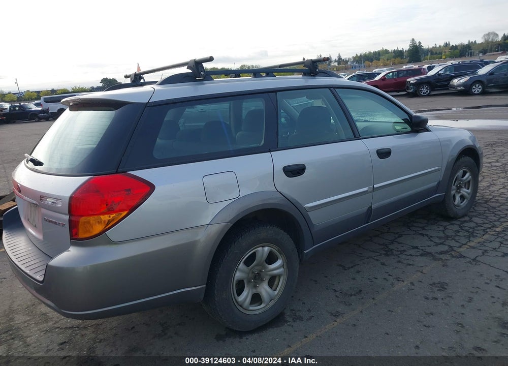 2007 SUBARU OUTBACK 2.5I BASIC VIN: 4S4BP61C177303317