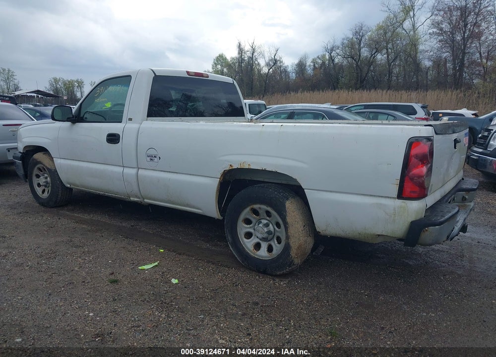 2005 CHEVROLET SILVERADO 1500 WORK TRUCK VIN: 1GCEC14V35Z357636