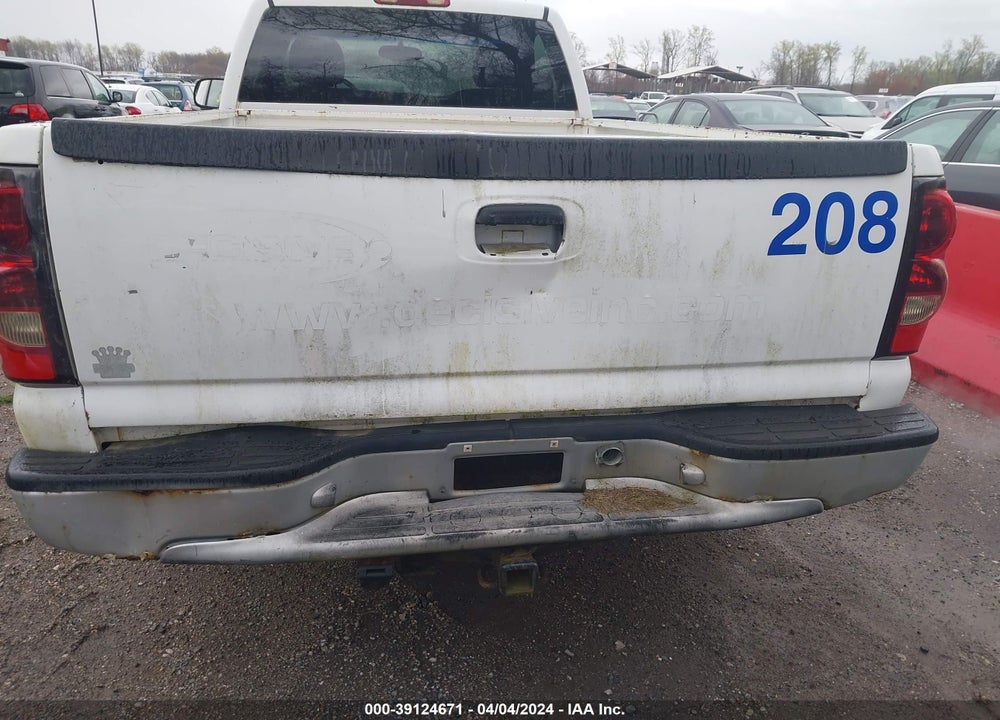 2005 CHEVROLET SILVERADO 1500 WORK TRUCK VIN: 1GCEC14V35Z357636