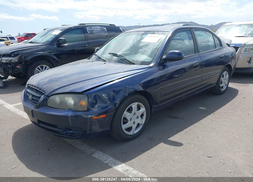 2004 HYUNDAI ELANTRA GLS/GT VIN: KMHDN46DX4U902296
