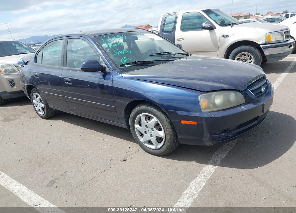 2004 HYUNDAI ELANTRA GLS/GT VIN: KMHDN46DX4U902296