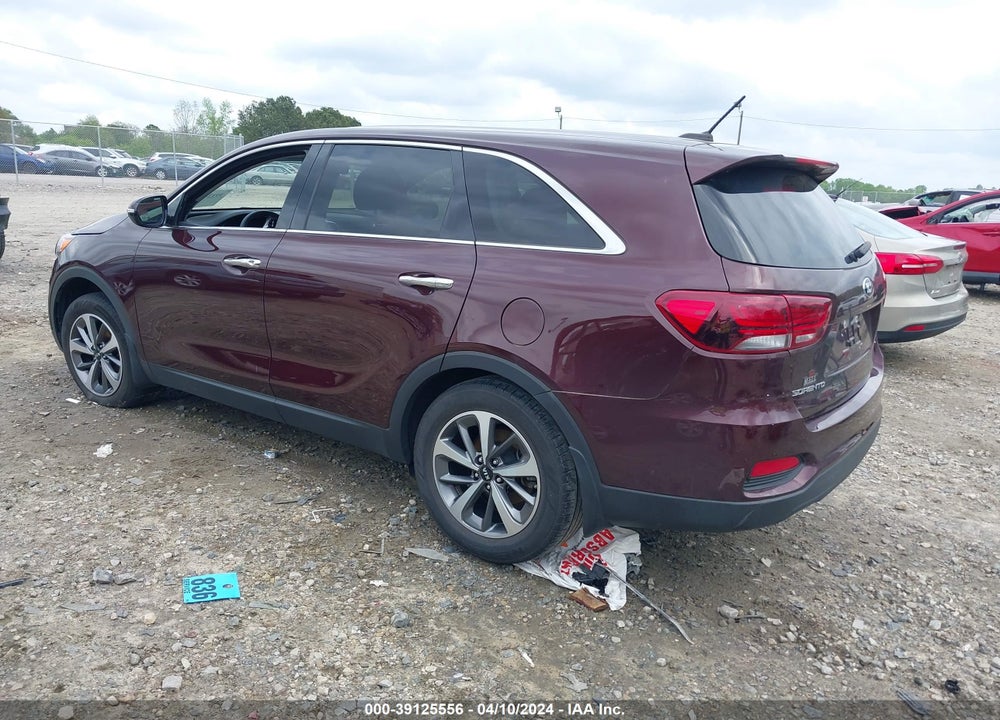 2020 KIA SORENTO 3.3L LX VIN: 5XYPG4A52LG692367