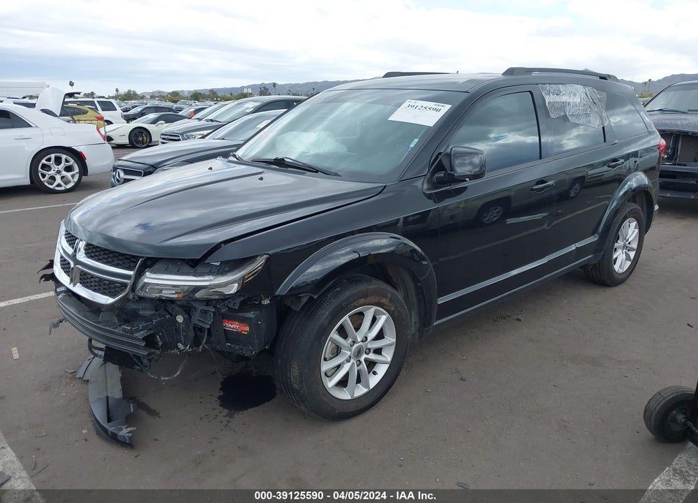 2018 DODGE JOURNEY SXT VIN: 3C4PDCBG7JT141344
