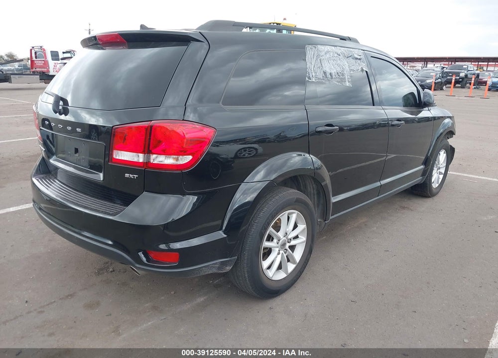 2018 DODGE JOURNEY SXT VIN: 3C4PDCBG7JT141344