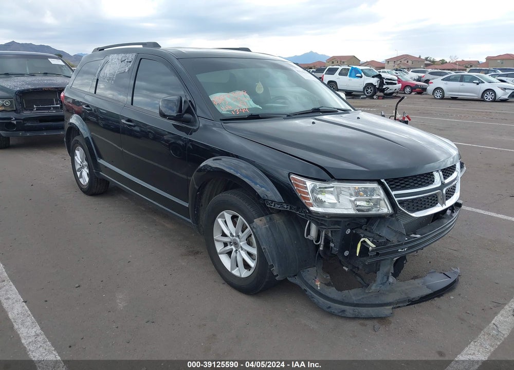 2018 DODGE JOURNEY SXT VIN: 3C4PDCBG7JT141344