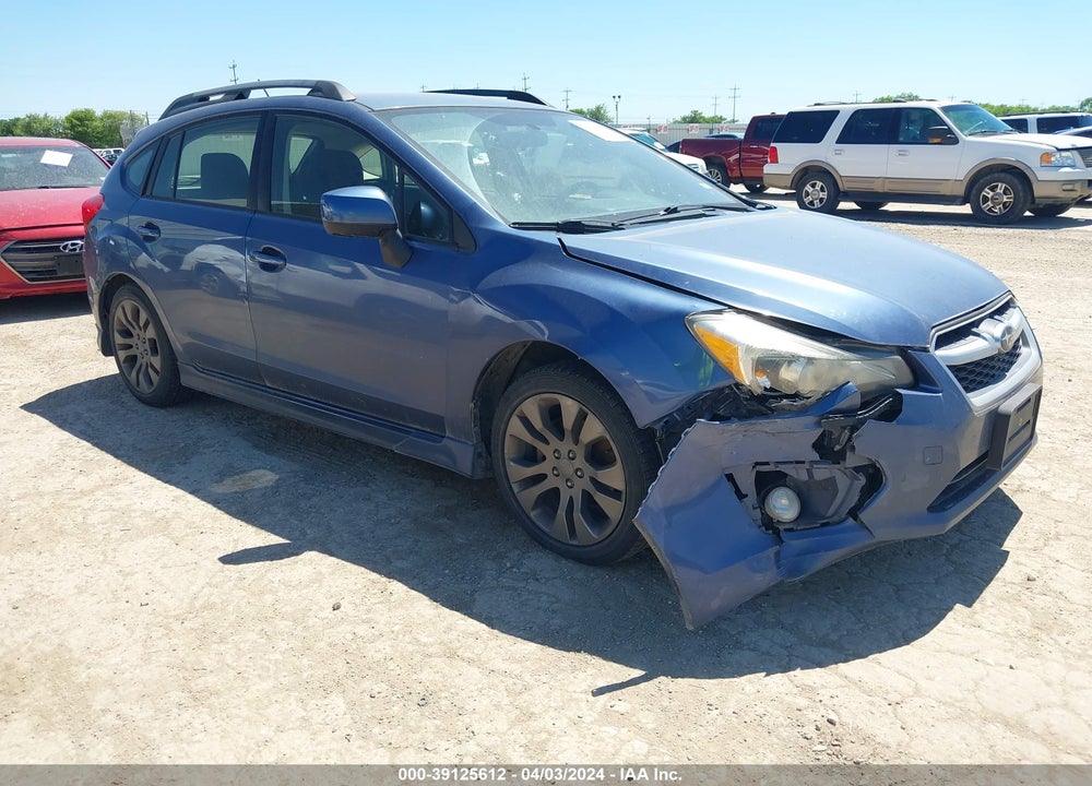 2013 SUBARU IMPREZA 2.0I SPORT PREMIUM VIN: JF1GPAL60D1886231
