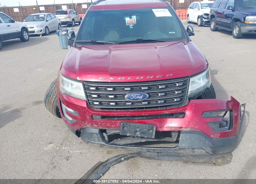 2017 FORD EXPLORER XLT VIN: 1FM5K8D82HGA99336