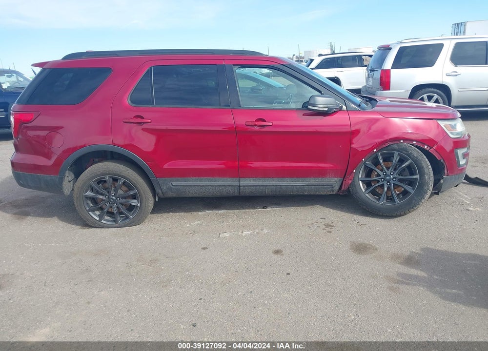 2017 FORD EXPLORER XLT VIN: 1FM5K8D82HGA99336