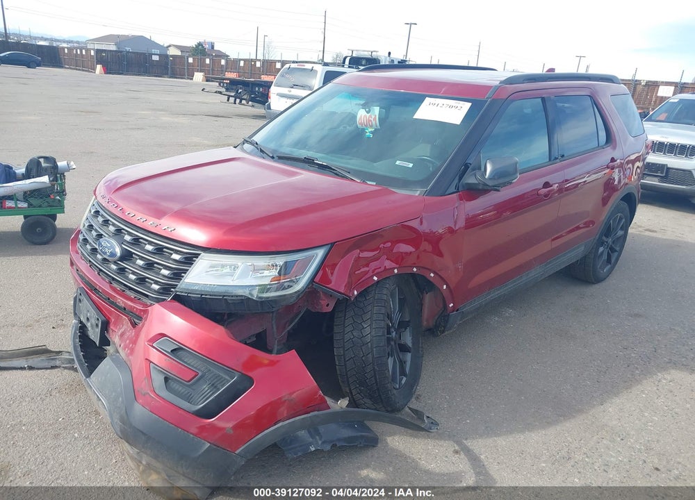2017 FORD EXPLORER XLT VIN: 1FM5K8D82HGA99336