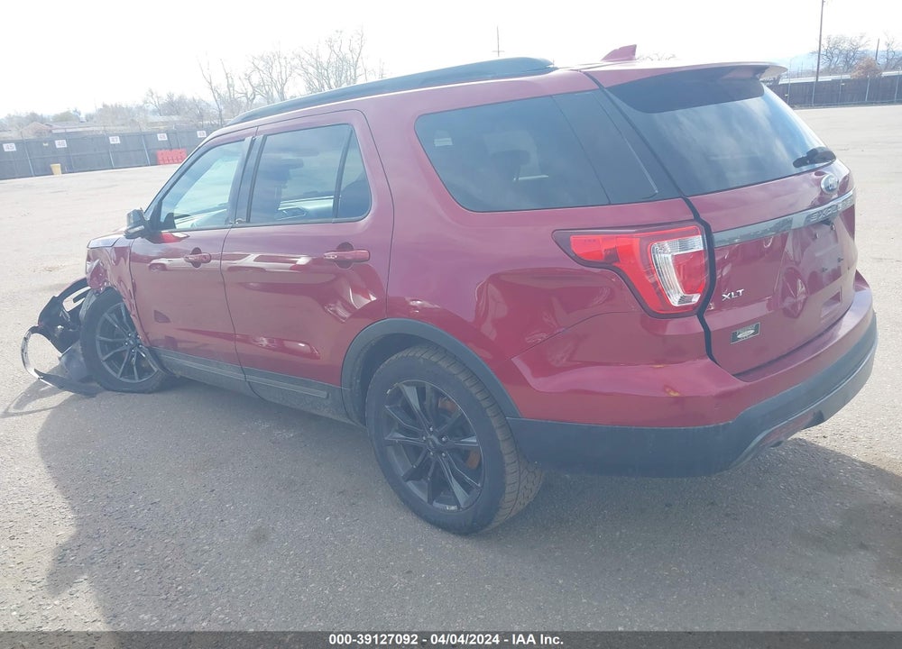 2017 FORD EXPLORER XLT VIN: 1FM5K8D82HGA99336