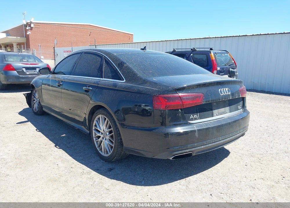 2016 AUDI A6 3.0T PREMIUM PLUS VIN: WAUFGAFC9GN004765