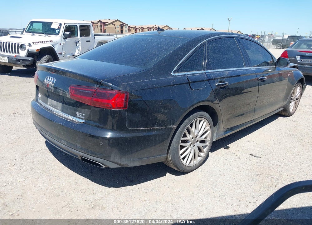 2016 AUDI A6 3.0T PREMIUM PLUS VIN: WAUFGAFC9GN004765