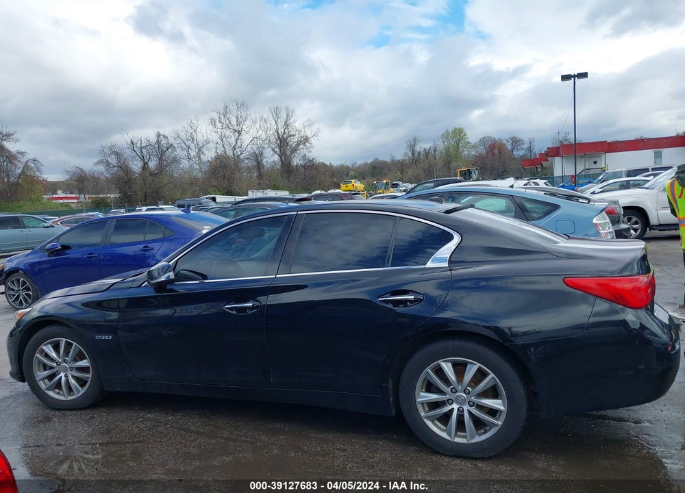 2014 INFINITI Q50 HYBRID PREMIUM VIN: JN1AV7AR9EM703238