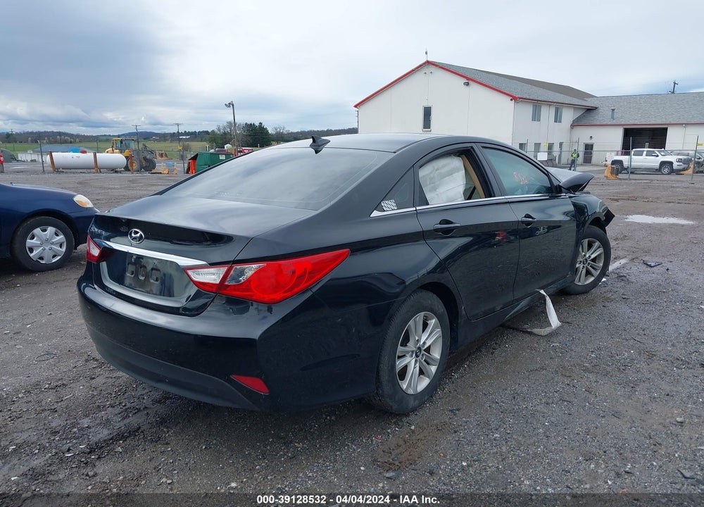 2014 HYUNDAI SONATA GLS VIN: 5NPEB4AC5EH865024