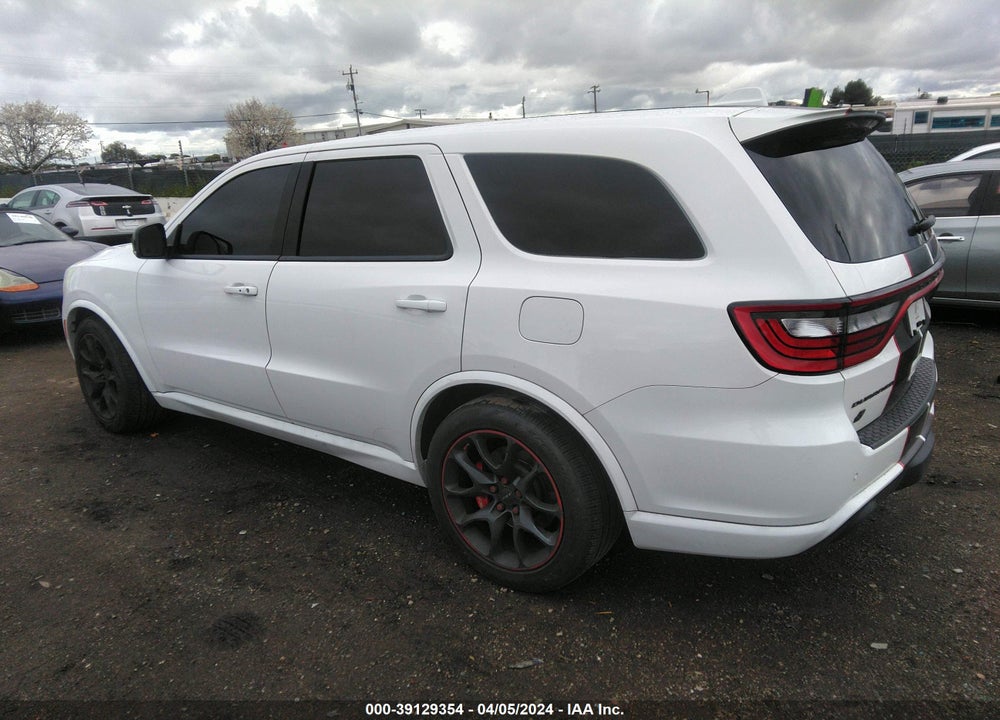 2021 DODGE DURANGO SRT HELLCAT AWD VIN: 1C4SDJH98MC643075