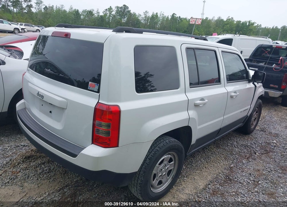 2015 JEEP PATRIOT VIN: 1C4NJPBA0FD304707
