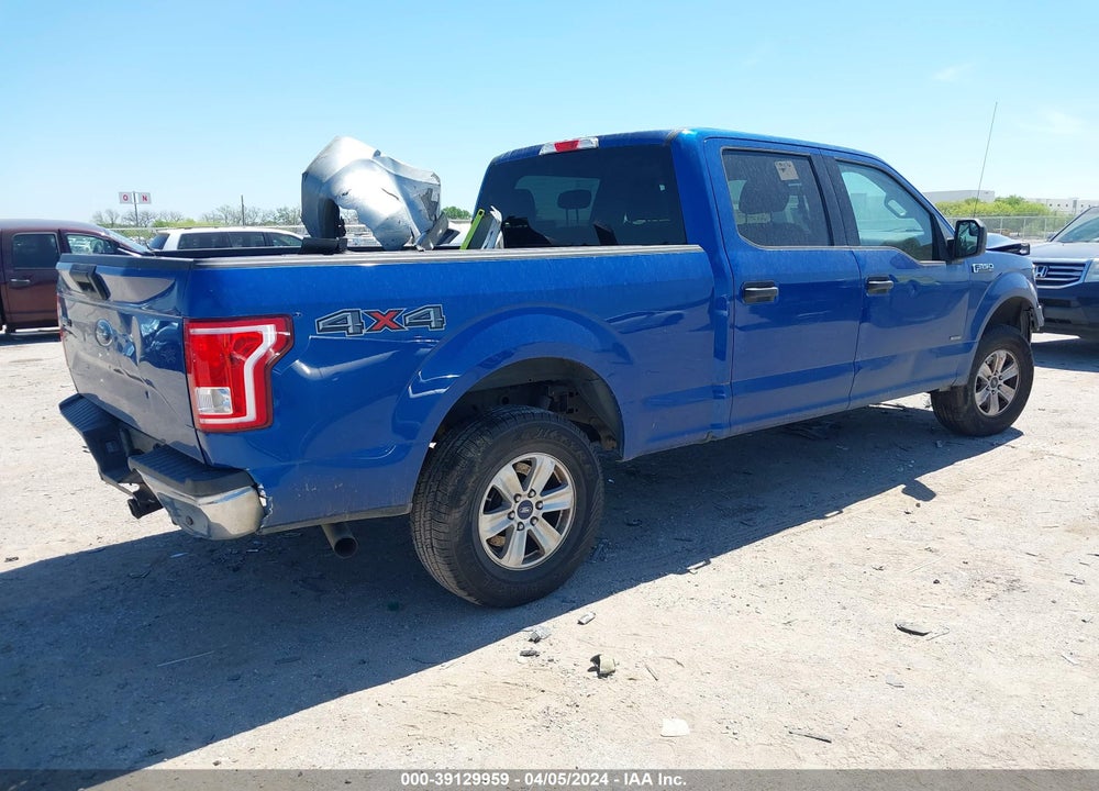 2017 FORD F-150 XLT VIN: 1FTFW1EG0HKD48627
