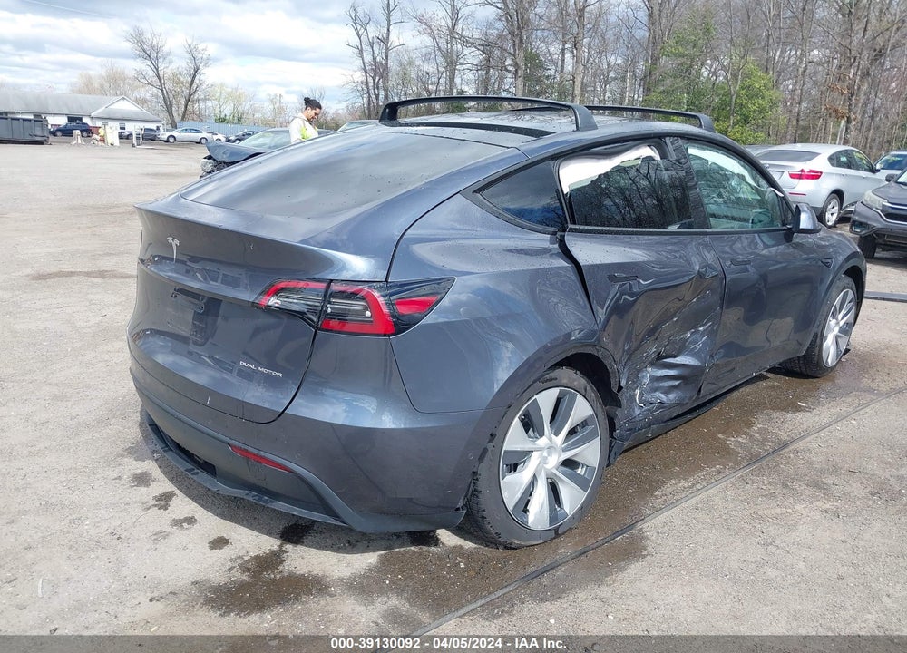 2021 TESLA MODEL Y LONG RANGE DUAL MOTOR ALL-WHEEL DRIVE VIN: 5YJYGDEE1MF295045