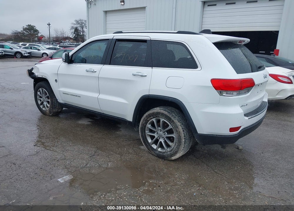 2015 JEEP GRAND CHEROKEE LIMITED VIN: 1C4RJFBGXFC747839