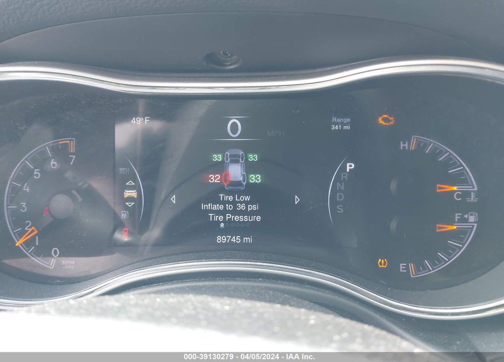 2015 JEEP GRAND CHEROKEE ALTITUDE VIN: 1C4RJFAG7FC956618