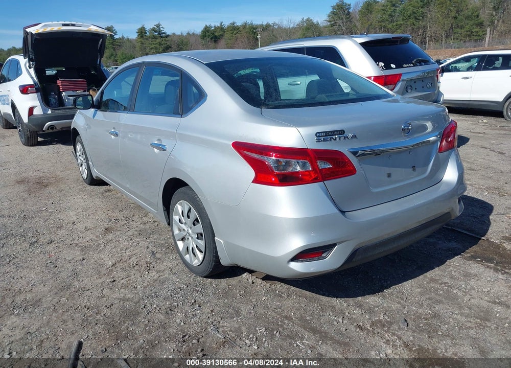 2019 NISSAN SENTRA S VIN: 3N1AB7AP7KY279378