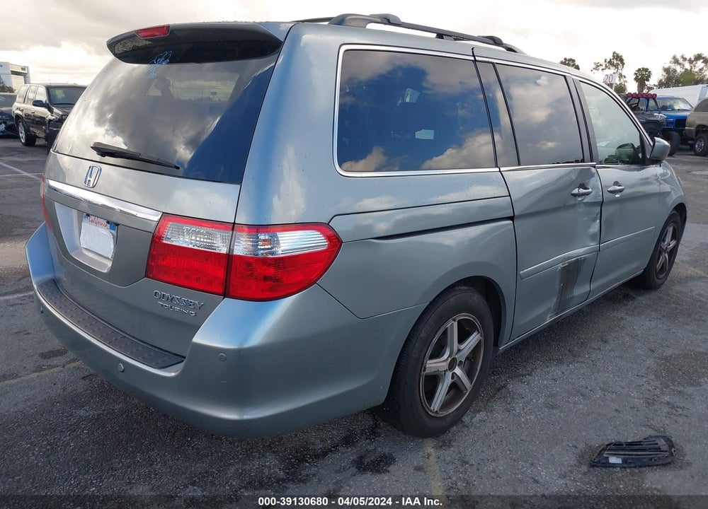 2005 HONDA ODYSSEY TOURING VIN: 5FNRL38845B079532