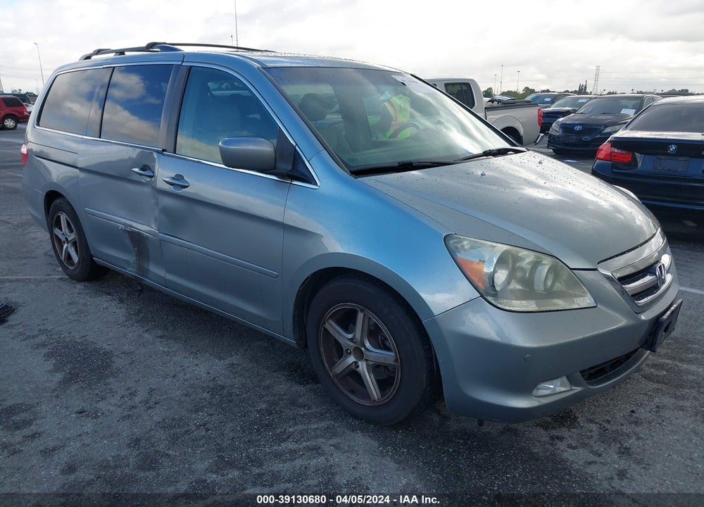 2005 HONDA ODYSSEY TOURING VIN: 5FNRL38845B079532